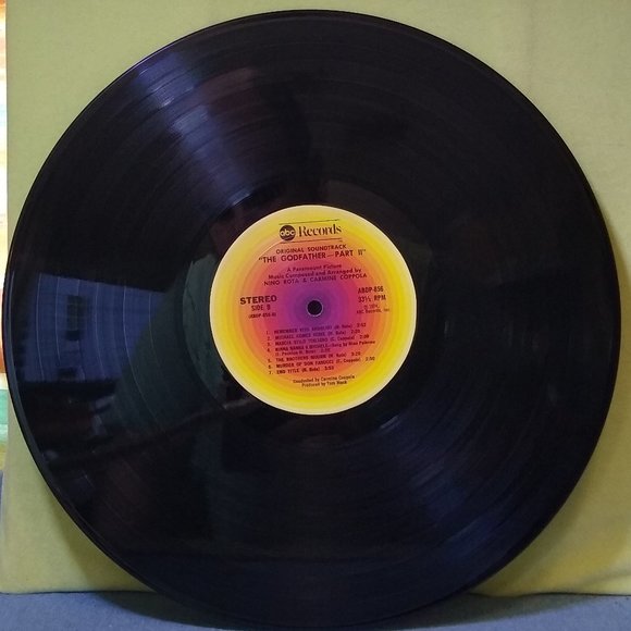 The Godfather Part II 1974 Soundtrack Gatefold Vinyl record MINTY! - Picture 6 of 6